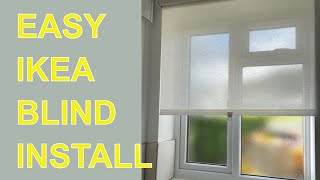 How to install an ikea blindDIY IKEA Blindinstallation [upl. by Duke]