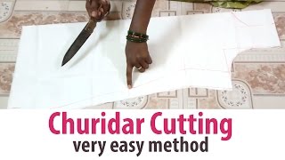 Churidar Cutting sudidhar Chudidar Lining top part12 tailoring classes [upl. by Ecyob320]