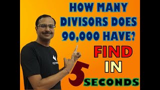 Trick 529  Find Number of Divisors in 5 Seconds [upl. by Aneladgam]