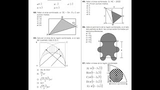 AREAS SOMBREADAS  RAZONAMIENTO MATEMATICO [upl. by Schilling]