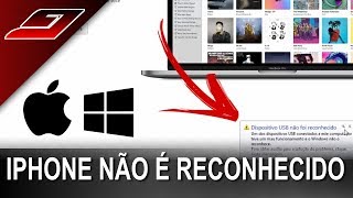 Iphone não é reconhecido no Windows  Como resolver [upl. by Koy216]