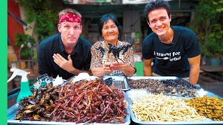 Exotic THAI FOOD Tour in Bangkok with Mark Wiens Freaky Thai Food  Yummy Face Challenge [upl. by Fabiolas]