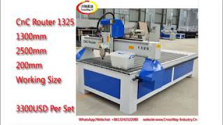 Cheap and Best Woodworking cnc router 1325（2020 Year） [upl. by Anileba]