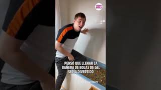 Joven francés la lía llenando el barrio de bolas orbeez [upl. by Eelyma]