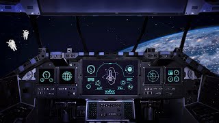 Spaceship Ambience for Sleep or Studying  ASMR Space Travel Sounds [upl. by Ahserb217]