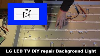 TV Repair Fernseher defekt Display Hintergrundbeleuchtung reparieren  LG Smart TV Backlight repair [upl. by Adnwahsal]