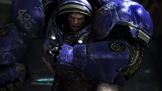 Bar Fight  StarCraft  Marine Strength [upl. by Anawik]