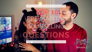 Top 10 PreMarital Counseling Questions 👰🏾🤵🏽 [upl. by Notniuq]