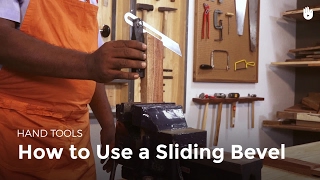 How to Use a Sliding Bevel  Woodworking [upl. by Lorrin237]