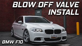 How To Install Turbosmart BOV on BMW 535i F10 N55 [upl. by Pietje]