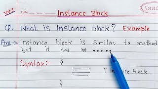 instance block in java  Learn Coding [upl. by Shaina]