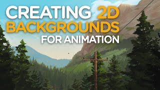 Creating 2D Backgrounds  For Animation [upl. by Anitnatsnoc]