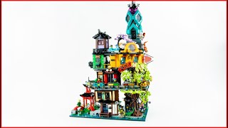 LEGO 71741 NINJAGO City Gardens Speed Build for Collectors  Brick Builder [upl. by Tjon]