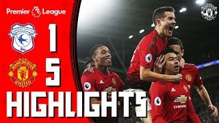 Highlights  Cardiff 15 Manchester United  Premier League [upl. by Cheyne435]