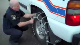 Safety First 8 Steps to Installing Winter Tire Chains [upl. by Eleik]