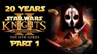 Star Wars KotOR 2 20th Anniversary  Gameplay Walkthrough  Part 1  quotPeragus IIquot [upl. by Yleak340]