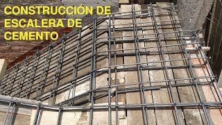 CONSTRUCCION DE ESCALERA DE CONCRETO [upl. by Ruttger]