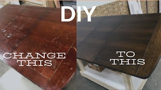 DIY TABLE TOP REFINISHING [upl. by Frances502]