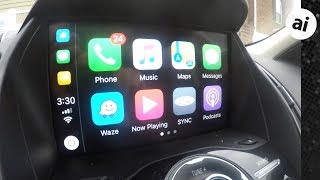 Hands on with Waze in Apple CarPlay [upl. by Rratsal444]