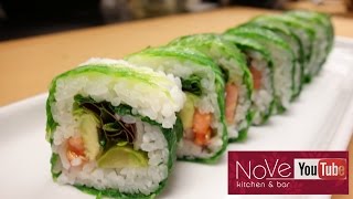 Vegan Roll With A Twist  How To Make Sushi Series [upl. by Aelram]