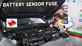 KIA OPTIMA BATTERY SENSOR FUSE LOCATION REPLACEMENT [upl. by Vizza]