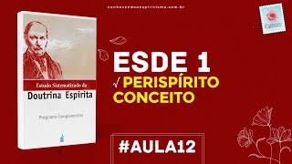 Aula 12  ESDE 1 Perispírito  Conceito [upl. by Shanney]