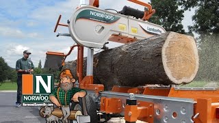 Norwood LumberPro HD36 Portable Band Sawmill  Manual or Hydraulic  Its Your Choice [upl. by Natsirc]