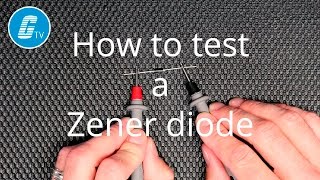 How to Test A Zener Diode [upl. by Kono426]