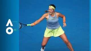 Jelena Ostapenko v Francesca Schiavone match highlights 1R  Australian Open 2018 [upl. by Engel527]