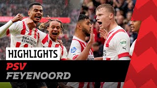 WHAT A GAME 🍿  Highlights PSV  Feyenoord [upl. by Eidak]