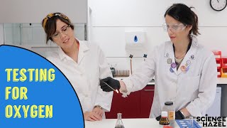 How To Test For Oxygen  Chemistry Practicals [upl. by Volney]