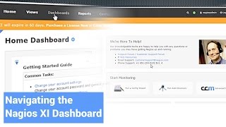 Navigating the Nagios XI Dashboard [upl. by Horatius]