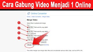 Cara Menggabungkan Video Online di HP atau Komputer [upl. by Janaye865]