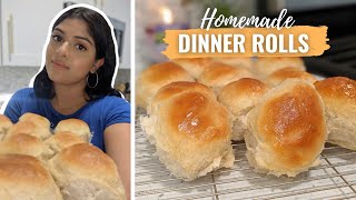 The BEST Homemade Dinner Rolls Recipe from Scratch [upl. by Tobey]