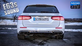 MercedesAMG E63s 612hp  pure SOUND 60FPS [upl. by Baptlsta]