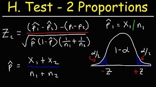 Hypothesis Testing With Two Proportions [upl. by Adnomar]