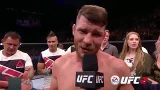 UFC 199 Michael Bisping amp Luke Rockhold Octagon Interviews [upl. by Ahcsat]