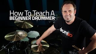 How To Teach A Beginner Drummer  Drumeo [upl. by Sully438]