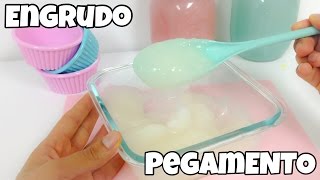 COMO HACER ENGRUDO\PASTA DE HARINA O PEGAMENTO CASERO [upl. by Odlanar]