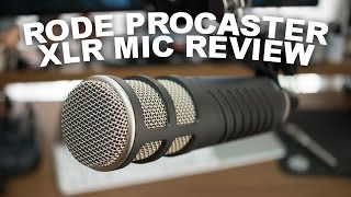 Rode Procaster Broadcast Dynamic Mic Review  Test [upl. by Joeann]