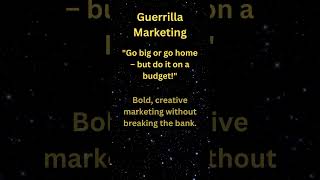 Guerrilla Marketing [upl. by Auof]