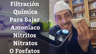 🔵 Aprende A Bajar El AmoniacoNitritoNitrato O Fosfatos Con La Filtración Química Acuarios MB [upl. by Vocaay]