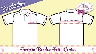 Posicionando Bastidor em LateralCostas de Camiseta [upl. by Dulcinea]