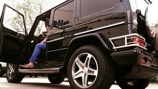 MercedesBenz G 55 AMG V8 Kompressor driving and Soundcheck [upl. by Concoff]