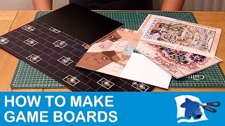 How to Make Game Boards  Dining Table Print and Play [upl. by Korman]