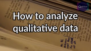 How to Analyze Qualitative Data [upl. by Bullis275]