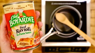 How To Cook Chef Boyardee Ravioli [upl. by Sparrow]