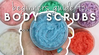 How to make Exfoliating Body Scrubs Formulating for Beginners [upl. by Asirak240]