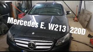 Mercedes E 220D W213 serwis oleju filtry [upl. by Aicetel]