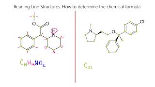 Reading Skeletal Line Structures Organic Chemistry Parts 2 amp 3 [upl. by Hunfredo]